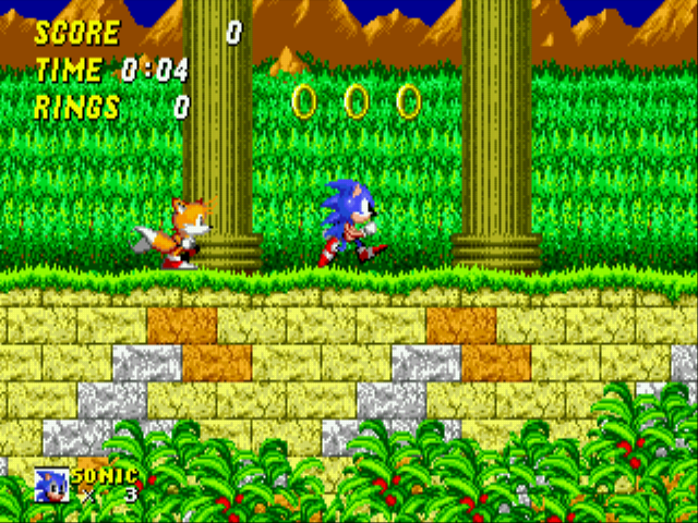 Sonic The Hedgehog 2 (Simon Wai Prototype) Screenshot 1